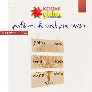 שלטי עץ מעוצבים לבית: שלט עץ עם משפטים מעצימים לקניה אונליין |